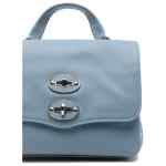 Zanellato Postina® Baby Bag In Smooth Blue Zelante Leather