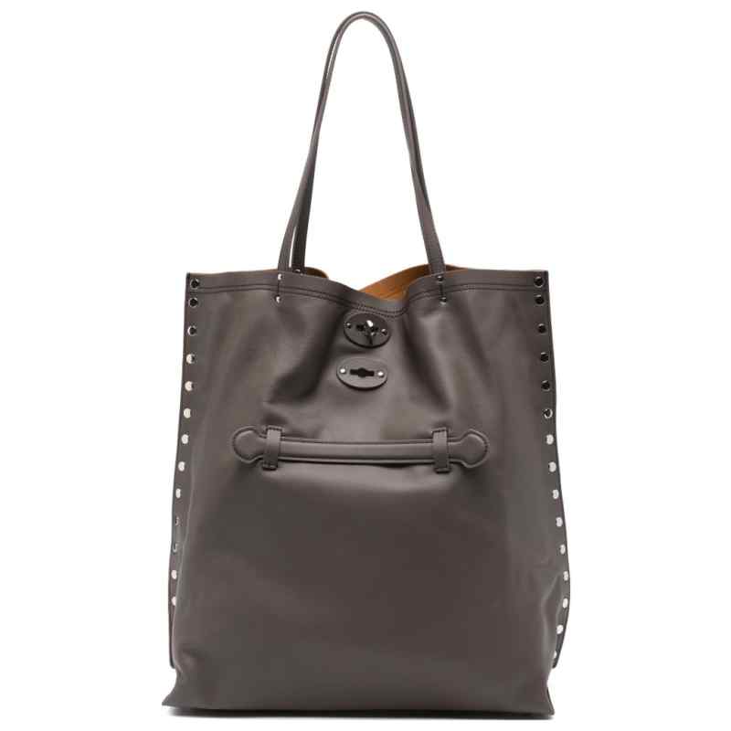 Zanellato A'Spasso® Medium Smooth Leather Bag In Red Manduria