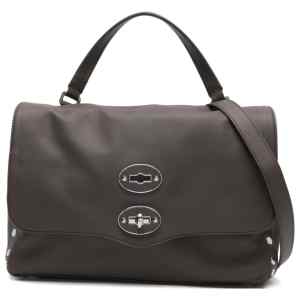 Zanellato Small Postina® Bag In Smooth Brown Gianduiotto Leather