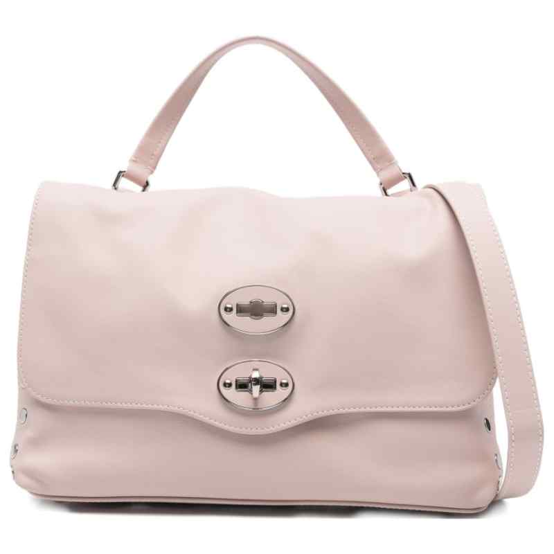 Zanellato Postina® Small Bag In Hammered Leather Pink Roseto