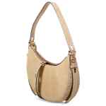 Tory Burch Romy Pick Stitch Half Moon Bag