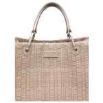 Emporio Armani Myea Medium Shopper Bag In Woven Nylon