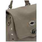 Zanellato Postina® Baby Bag In Hammered Grey Creta Leather