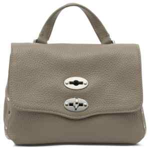 Zanellato Postina® Baby Bag In Hammered Grey Creta Leather