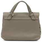 Zanellato Postina® Baby Bag In Hammered Grey Creta Leather
