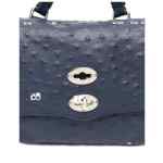 Zanellato Postina® Baby Bag In Cactus Blue Glass Blown Leather