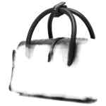 Zanellato Dotta® Baby Cactus Black Crater Leather Bag