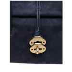 Zanellato Dotta® Baby Bag In Zashmere® Leather & Cactus Sideral Blue