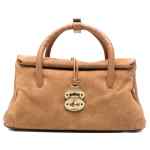 Zanellato Dotta Brown Leather Handbag