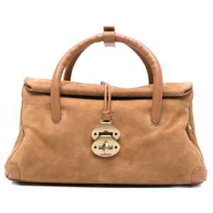 Zanellato Dotta Brown Leather Handbag