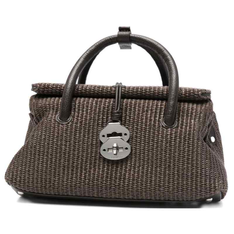 190186376-ss26-zanellatomain-069260sviminiz0244 Zanellato Dotta Vimini small handbag