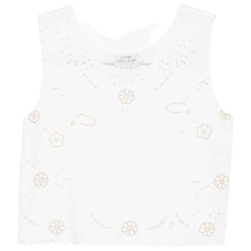 Forte Forte Embroidered cotton top