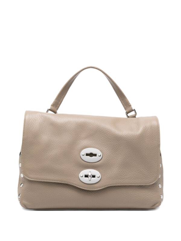 190188477-ss26-zanellatopre-068010sdailygiornoz0160 Zanellato Postina Daily Giorno small leather handbag
