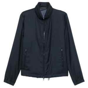 Giorgio Armani Cashmere Silk Blend Blouson Jacket