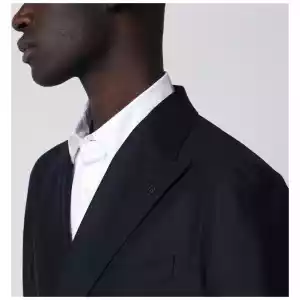 Tagliatore Blue wool double-breasted jacket