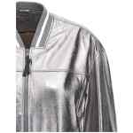 Brunello Cucinelli Laminated Leather Bomber Jacket