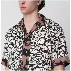 Dries Van Noten Shirt with Graphic Squiggle print