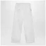 Dries Van Noten Light blue jeans with drawstring