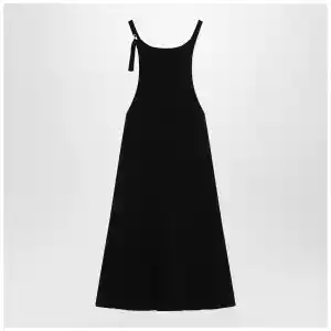 Courreges Courrèges Black ribbed mini dress