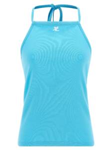 Courreges Logo Embroidery Tank Top