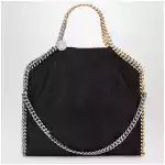 Stella McCartney Foldable Falabella black bag