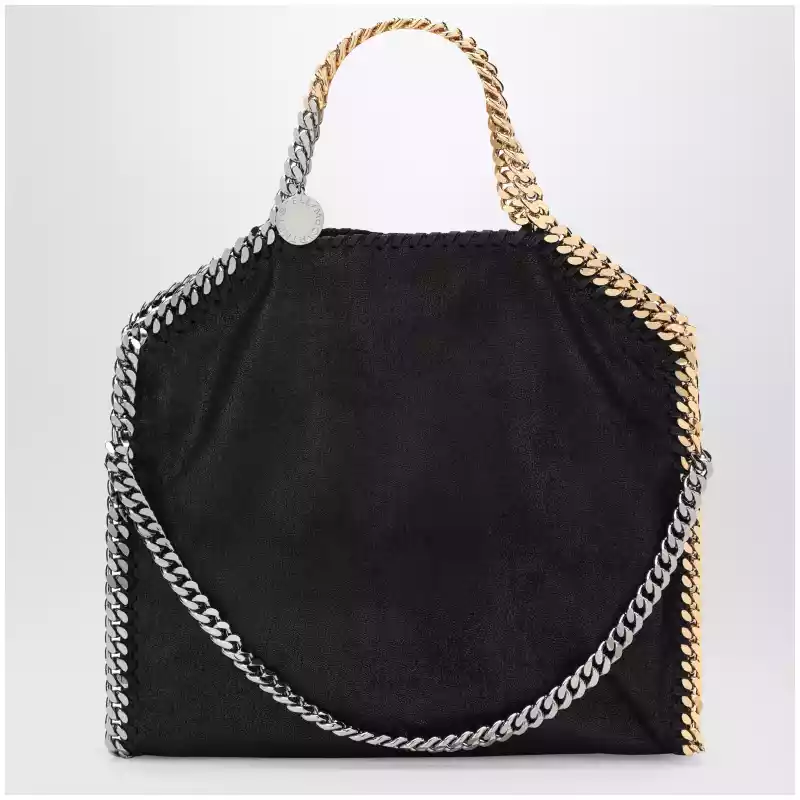 Stella McCartney Foldable Falabella black bag
