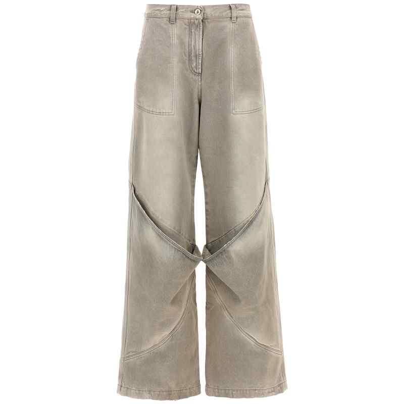 The Attico Used Effect Jeans