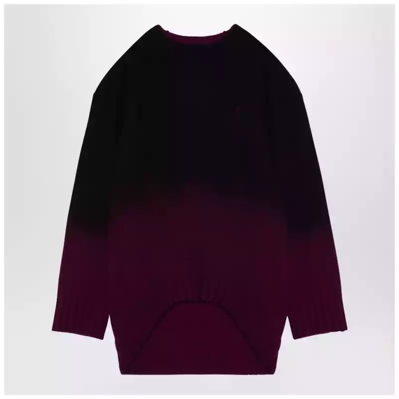 The Attico Oversized pink degrade jumper