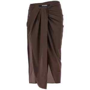 Jacquemus Le Jupe Paréo Midi Skirt