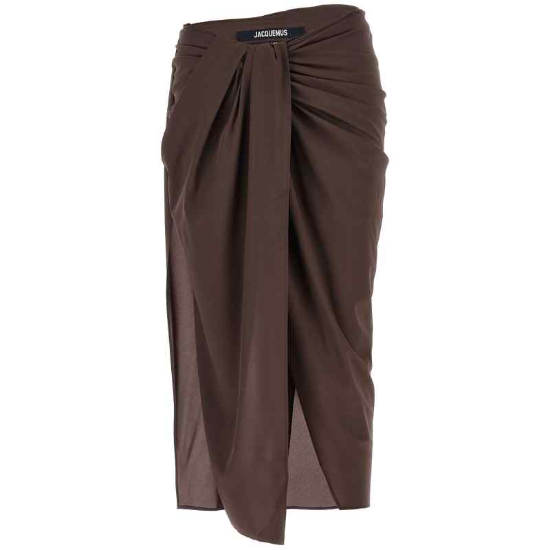Jacquemus Le Jupe Paréo Midi Skirt