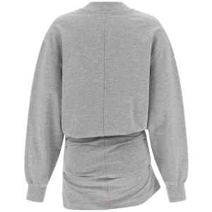 The Attico Mélange Sweatshirt Dress