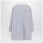 The Attico Light blue/white striped shirt