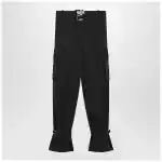 The Attico Black nylon trousers