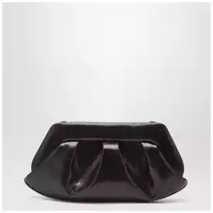 THEMOIRè Emera clutch in chocolate brown