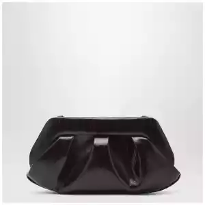THEMOIRè Emera clutch in chocolate brown