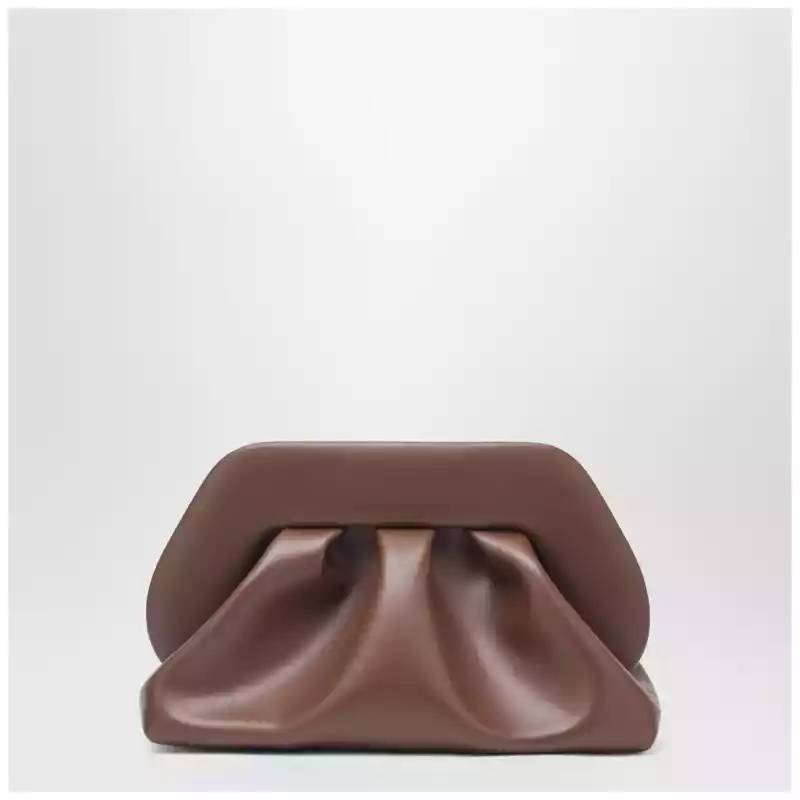 THEMOIRè Tia clutch in brown