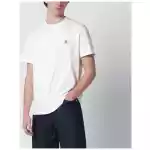 Parajumpers White regular-fit T-shirt with logo patch