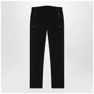 Moncler Grenoble Black slim trousers in GORE-TEX