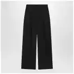 Moncler X Edward Enninful Black wool-blend trousers