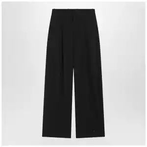 Moncler X Edward Enninful Black wool-blend trousers