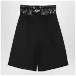 Moncler X A$AP Rocky Black nylon blend Bermuda shorts