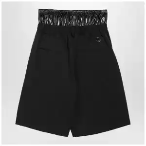 Moncler X A$AP Rocky Black nylon blend Bermuda shorts
