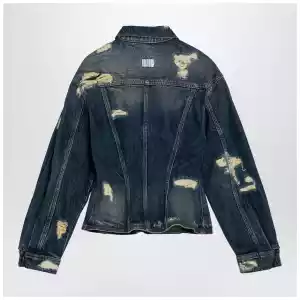 Marc Jacobs Washed denim jacket with worn details