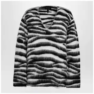 Marc Jacobs Zebra-patterned jumper in wool blend