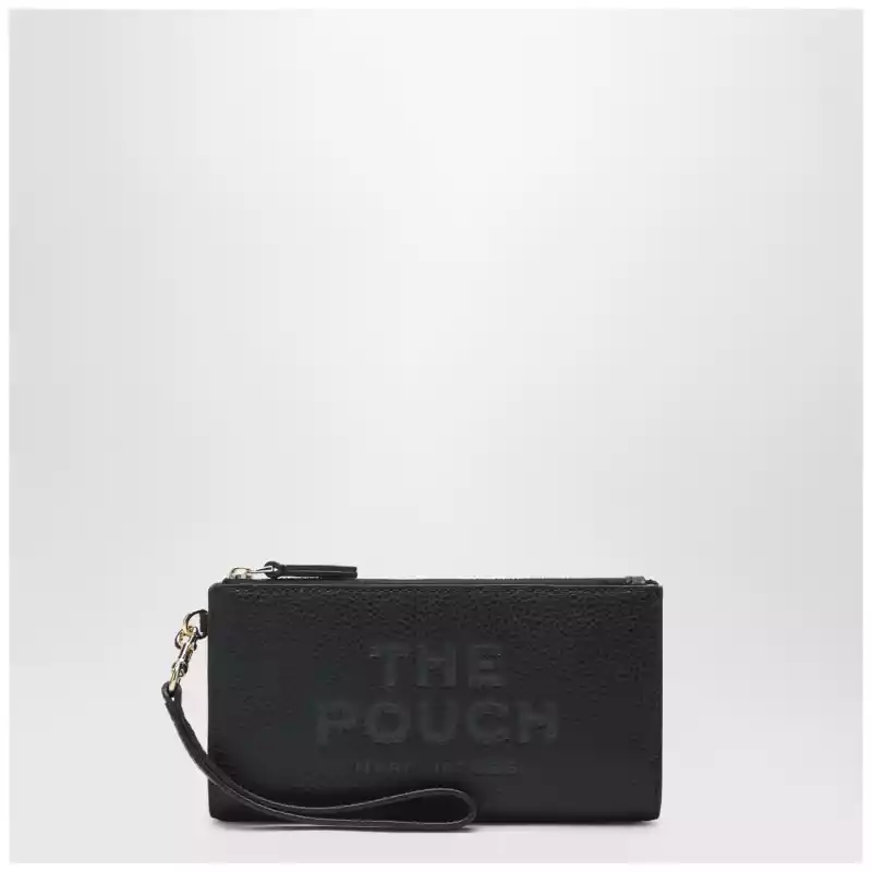 Marc Jacobs The Pouch black grained leather bag