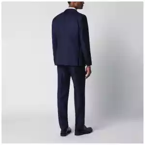 Tagliatore Blue wool single-breasted suit
