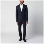 Tagliatore Blue wool single-breasted suit