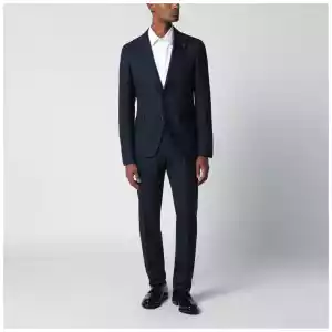 Tagliatore Blue wool single-breasted suit