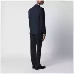 Tagliatore Blue wool single-breasted suit