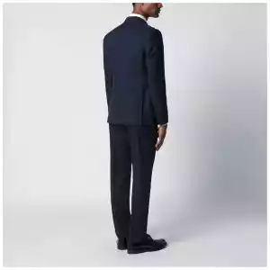 Tagliatore Blue wool single-breasted suit